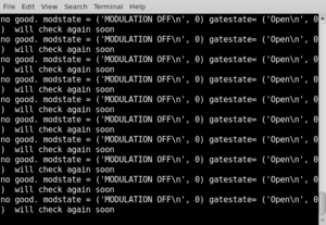modulation is unable